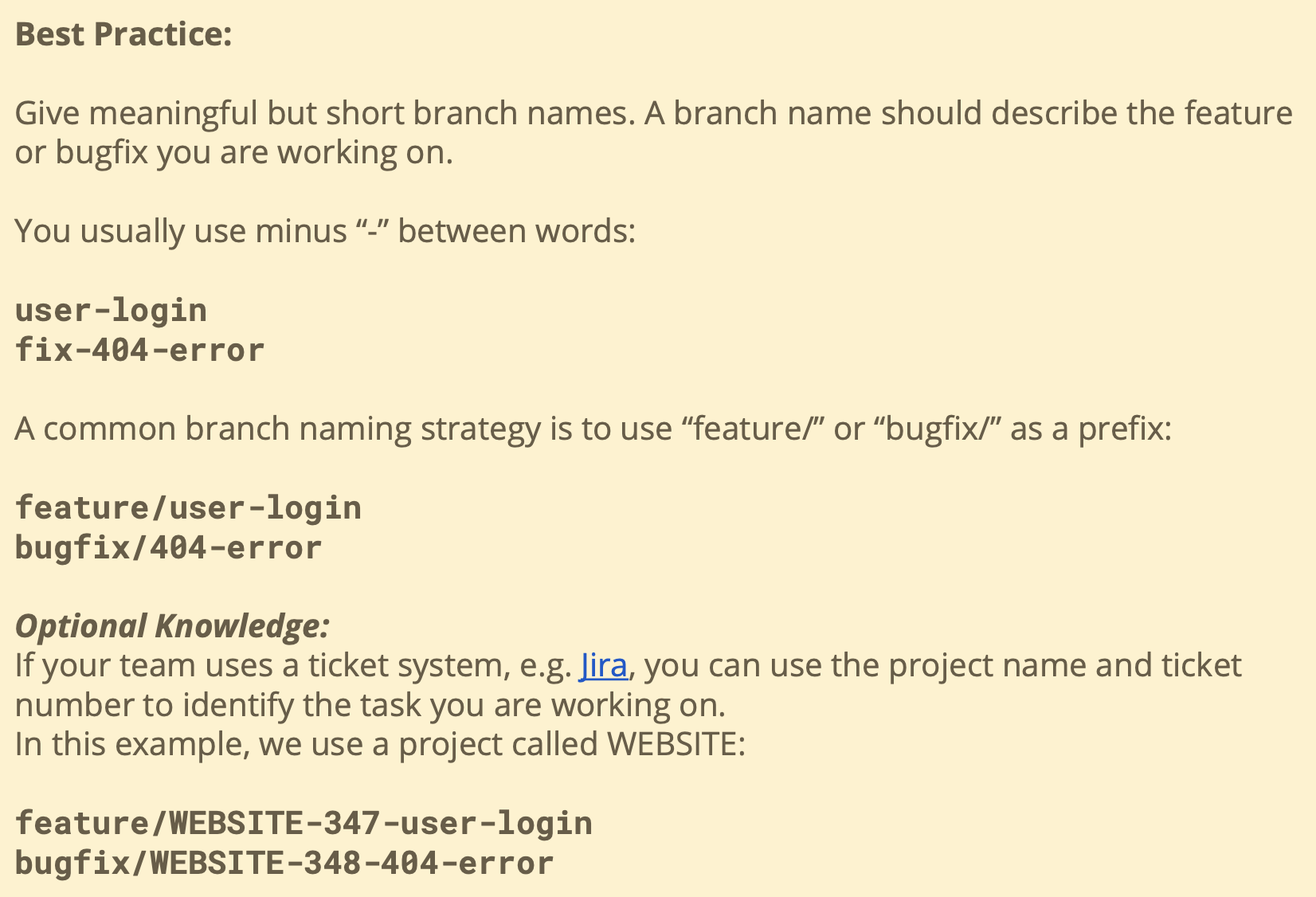 git branches best practice